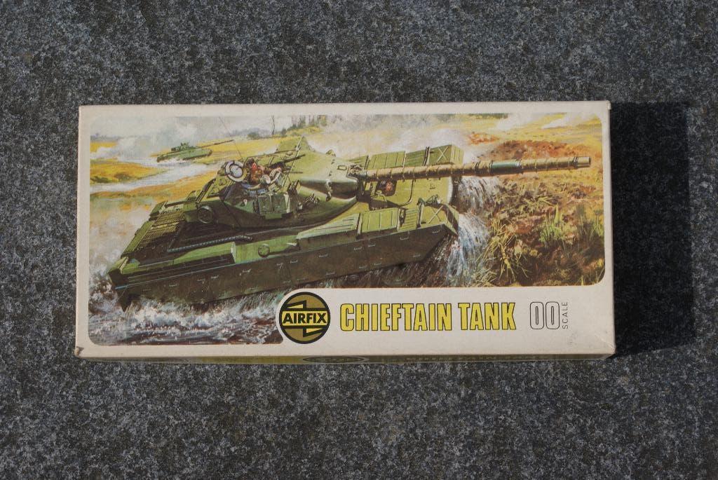 Airfix - Chieftain Tank - OO-scale, Hobby en Vrije tijd, Gebruikt, Ophalen of Verzenden, Airfix, Tank