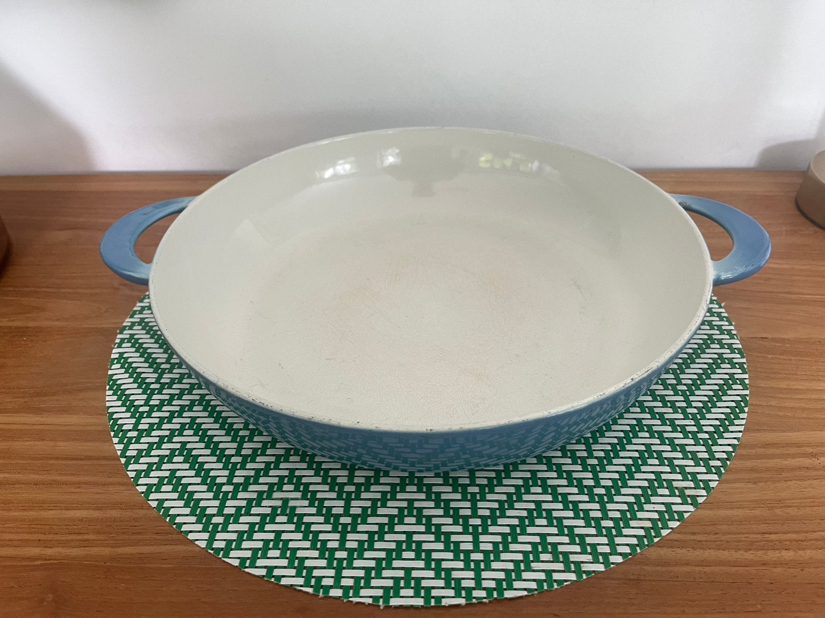 Plat en fonte emaillee DESCOWARE, Enlèvement ou Envoi, Comme neuf, Fonte, Le Creuset