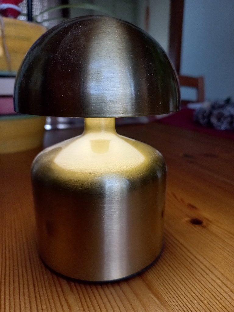Oplaadbare sfeerlamp (LED) meerdere lichtkleuren., Goud, Nieuw, Overige fittingen, Ophalen of Verzenden