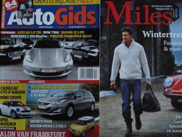 AutoGids 833 Porsche Panamera/Jaguar XJ/Mercedes C 63 AMG/Mi, Envoi, Comme neuf, Général