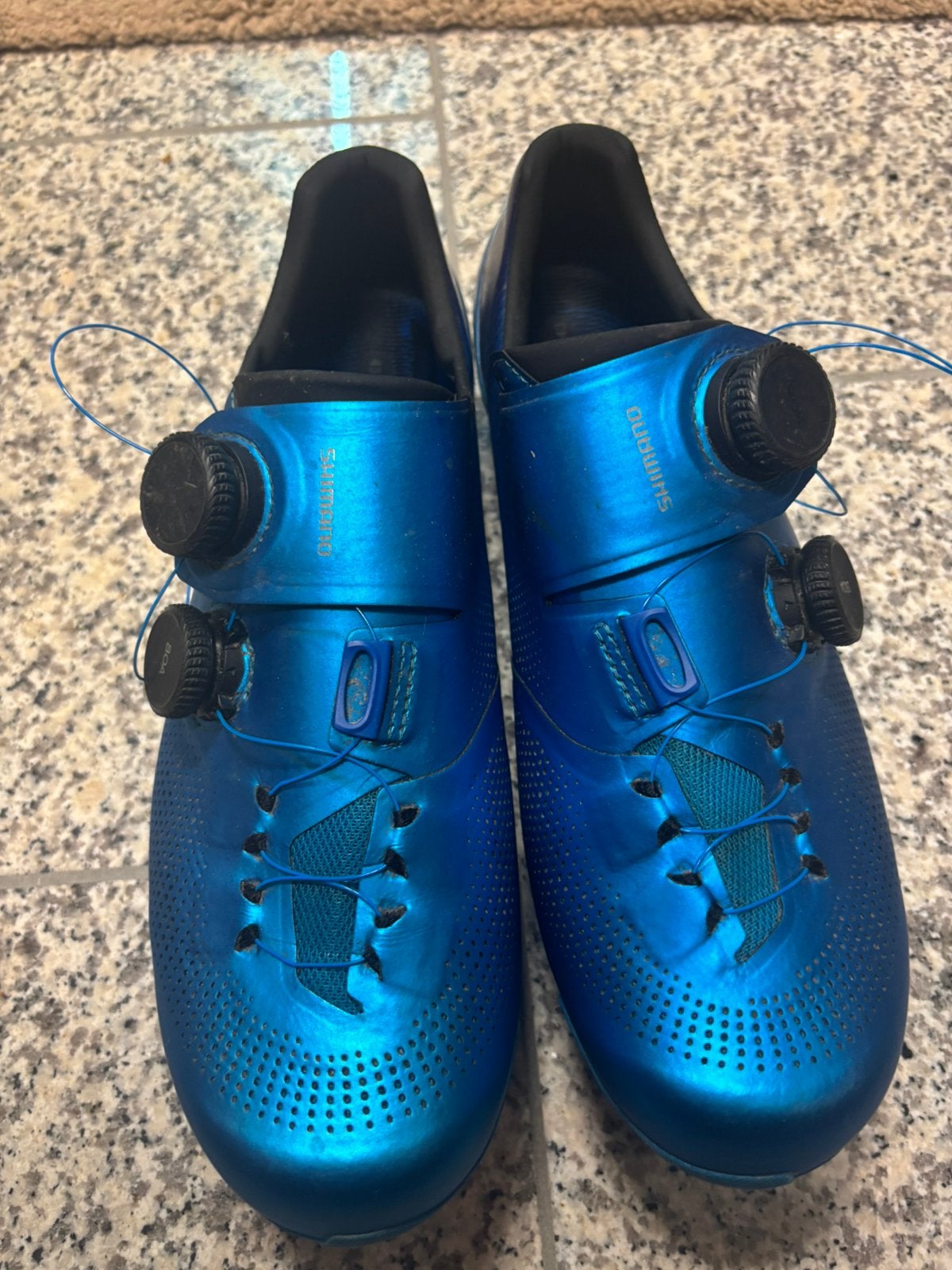Fietsschoenen shimano s-phyre maat 43, Fietsen en Brommers, Fietsaccessoires | Fietskleding, Ophalen, Zo goed als nieuw, S
