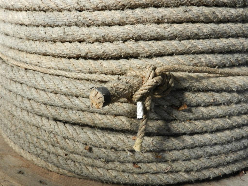 Corde torsadée en chanvre, Été