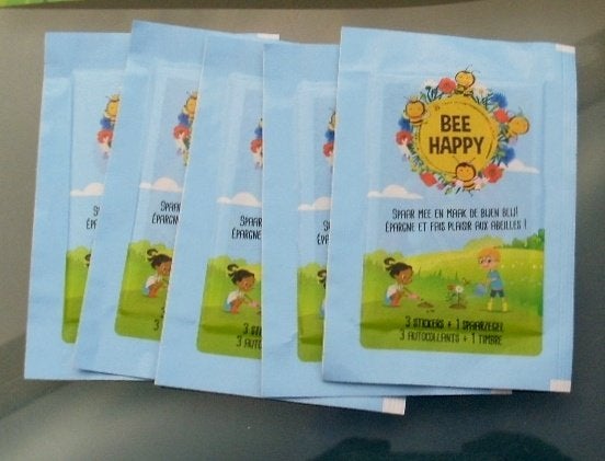 Stickers van Bee Happy van bij Okay en dreamland, Collections, Actions de supermarché, Autres supermarchés, Enlèvement ou Envoi