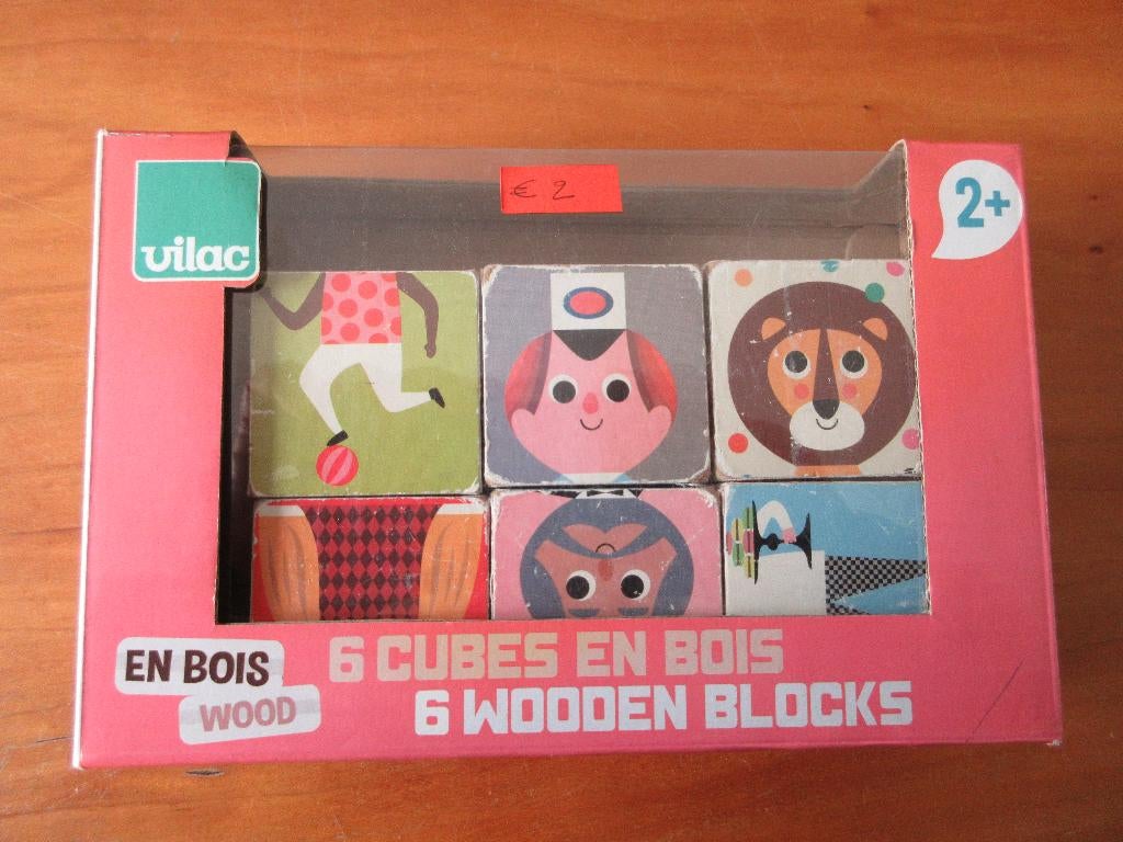 Blokkenpuzzel Vilac in hout, Kinderen en Baby's, Ophalen of Verzenden, Van hout
