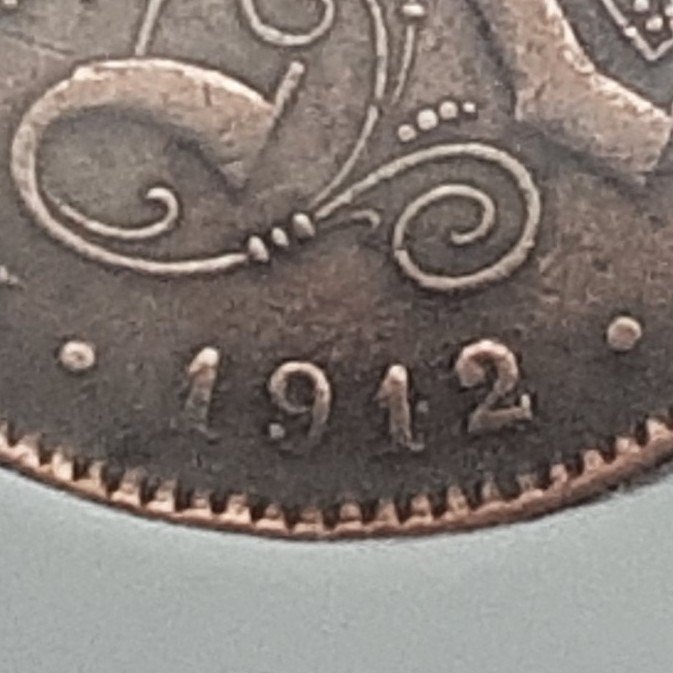 België - 2 cent - 1912 NL. (Ref 030), Ophalen of Verzenden, Metaal, Losse munt
