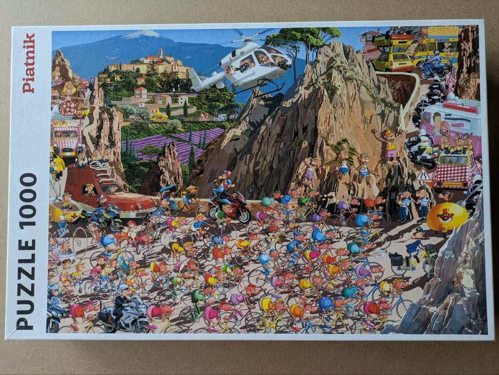 Piatnik puzzel Cartoon 1000 stukjes, Ophalen, 500 t/m 1500 stukjes, Legpuzzel