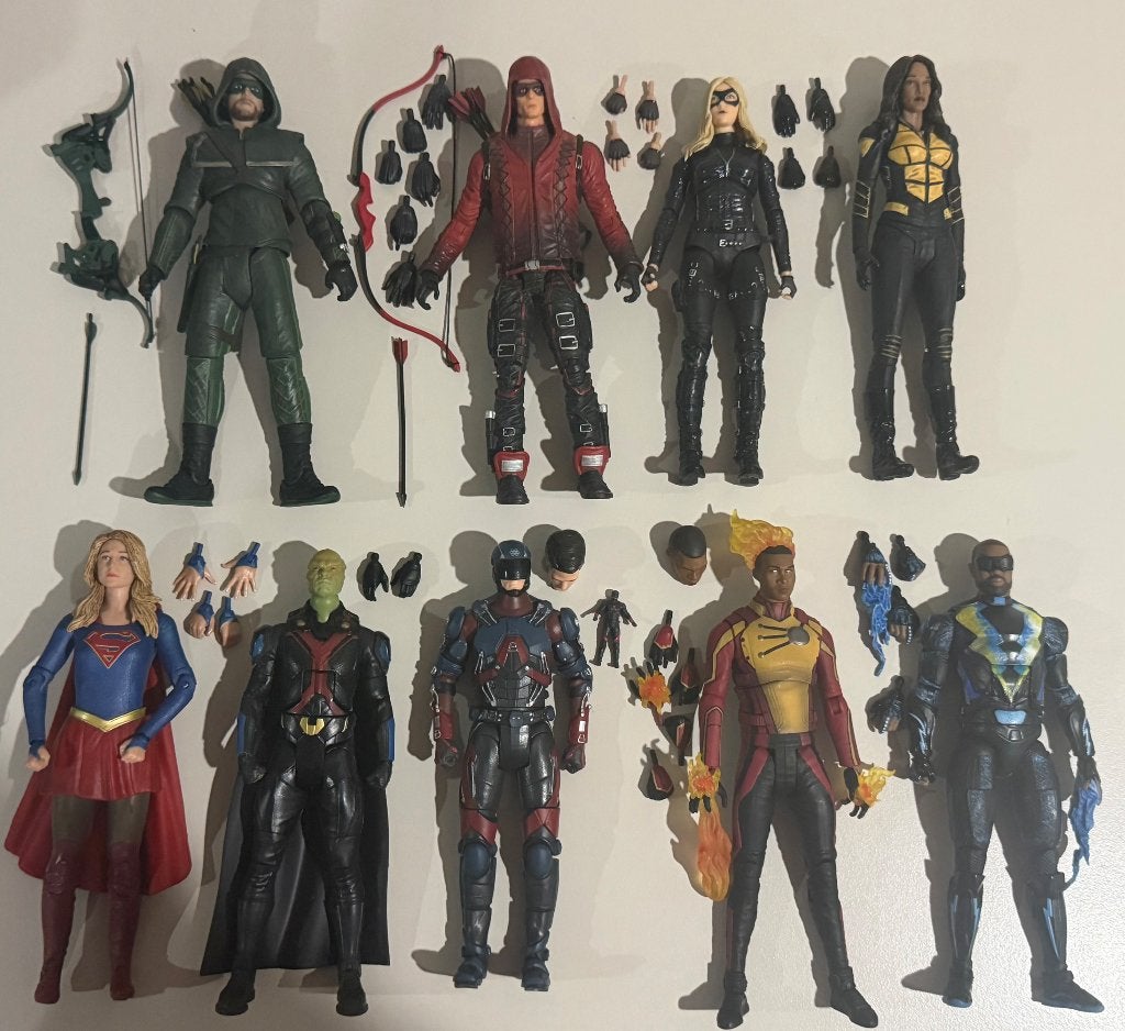 DC CW versions action figures, Ophalen, Zo goed als nieuw