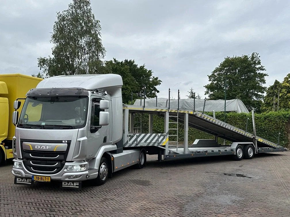 DAF LF 230 5 Car Veldhuizen Autotransporter Euro 6 Showtruck, Auto's, Automaat, Achterwielaandrijving, 169 kW, Diesel