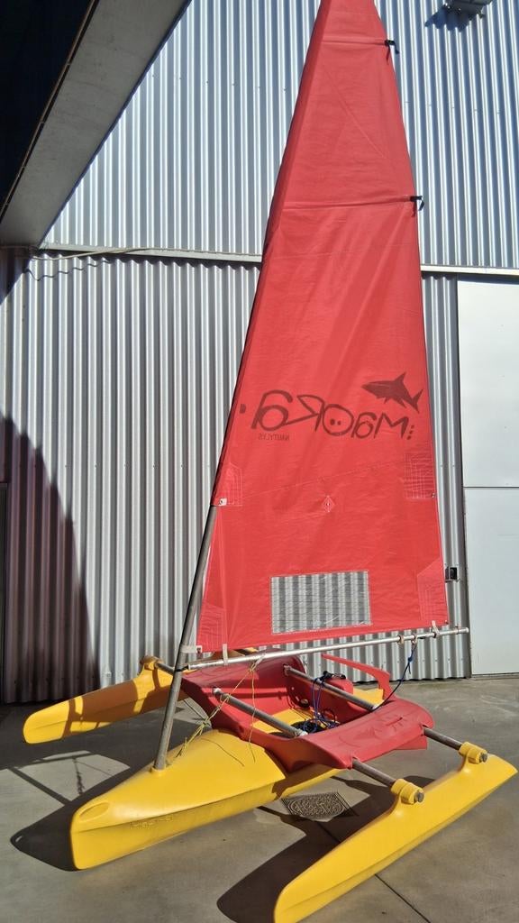 Demonteerbare zeilboot trimaran, Watersport en Boten, Open zeilboten, Ophalen