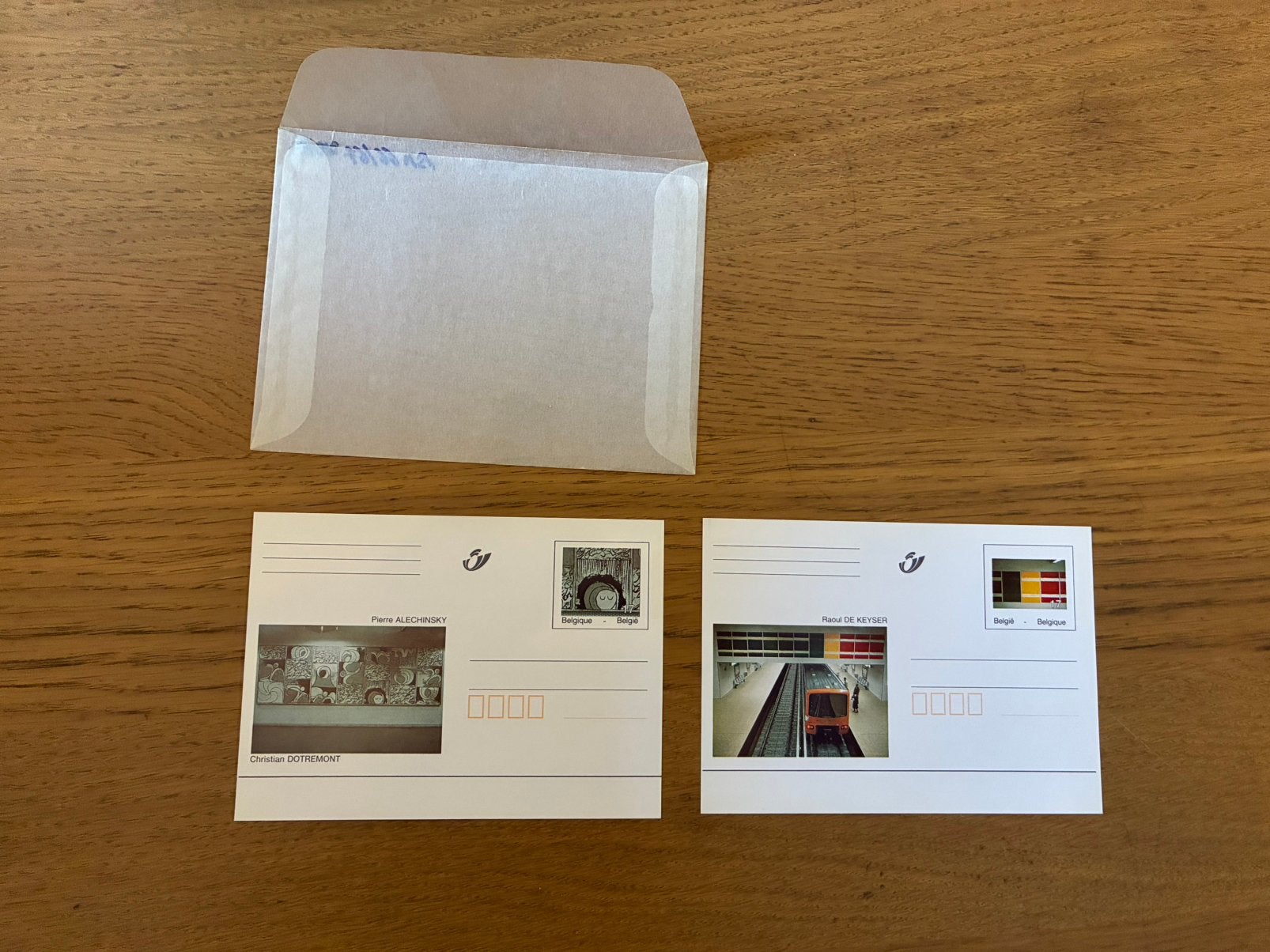 2 postkaarten, Ophalen of Verzenden