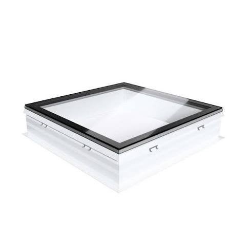 Skylux koepel vitria 100x160 vlak glas nieuw, Dubbelglas, 80 tot 120 cm, Nieuw, Ophalen of Verzenden