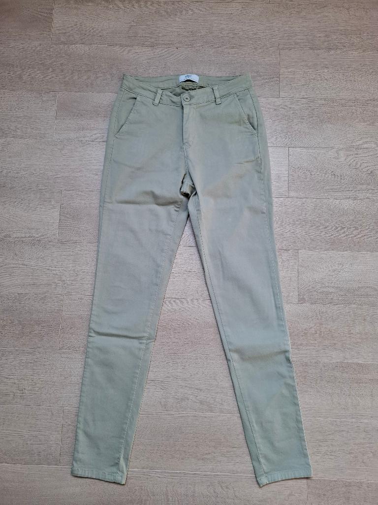 Pantalon classique Le temps des Cerises, Ophalen of Verzenden, Zo goed als nieuw, Maat 36 (S), Groen
