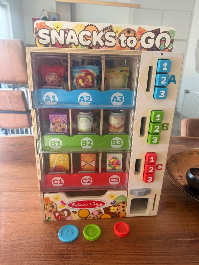 Snackautomaat melissa and doug, Kinderen en Baby's, Ophalen, Zo goed als nieuw