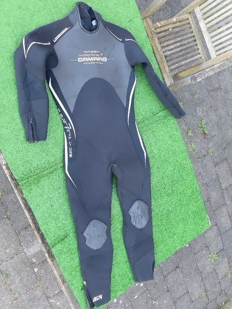 Camaro 7mm duikpak Maat 54 + duikkap maat L, Watersport en Boten, Duiken, Ophalen, Gebruikt, Duikpak