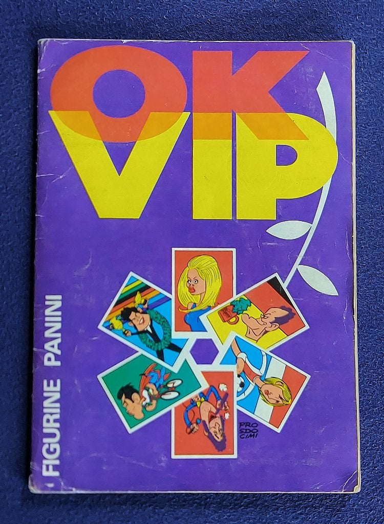Panini sticker card album ' VIP OK 1973 '  (-8st), Enlèvement ou Envoi, Utilisé, Plusieurs autocollants