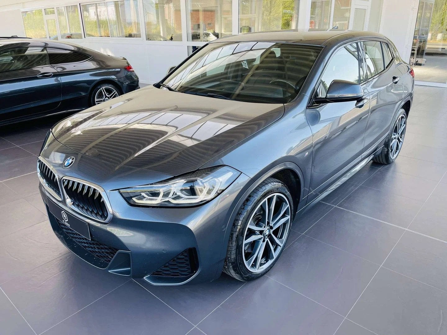 BMW X2 2.0 dA xDrive * GARANTIE + PACK M + LED + CUIR + GPS, Argent ou Gris, Euro 6, Entreprise, 5 portes