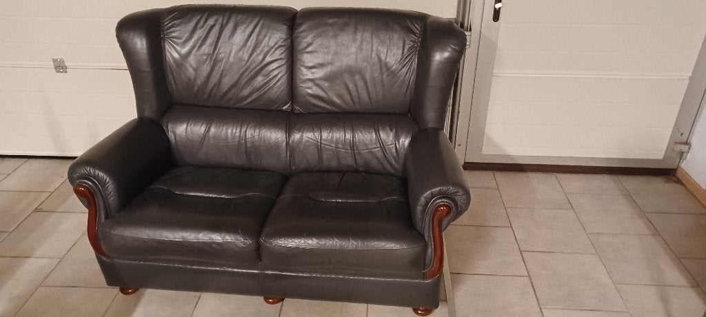 zetel voor 2 personen, Maison & Meubles, Canapés | Salons, 75 à 100 cm, Klassiek, Comme neuf, Enlèvement