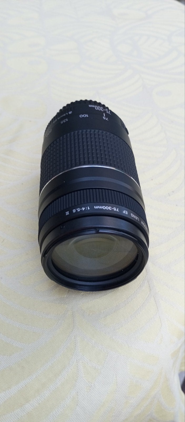 Objectif zoom canon 75-300 mm EF, TV, Hi-fi & Vidéo, Téléobjectif, Comme neuf, Canon EF, Zoom