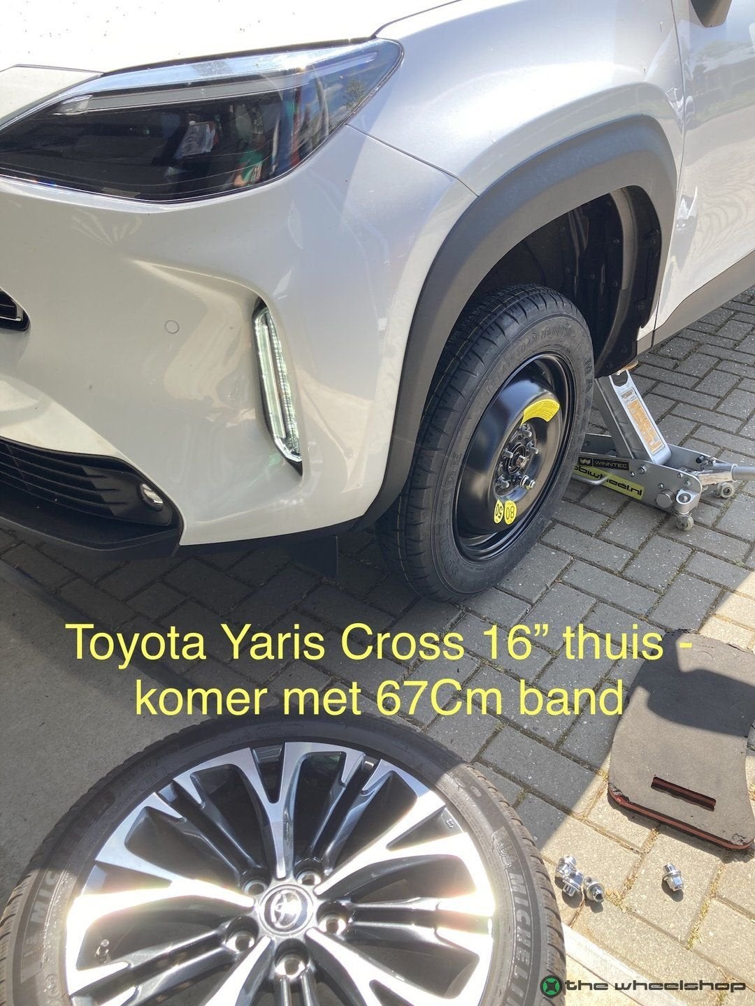 Reservewiel Thuiskomer Toyota Yaris / Cross Corolla Auris Vi, Pneus et Jantes, Enlèvement ou Envoi, Véhicule de tourisme, -