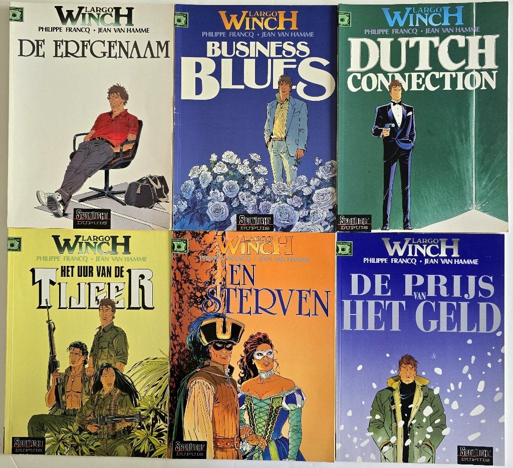 Strips - Largo Winch - lot 6 albums, Boeken, Ophalen of Verzenden