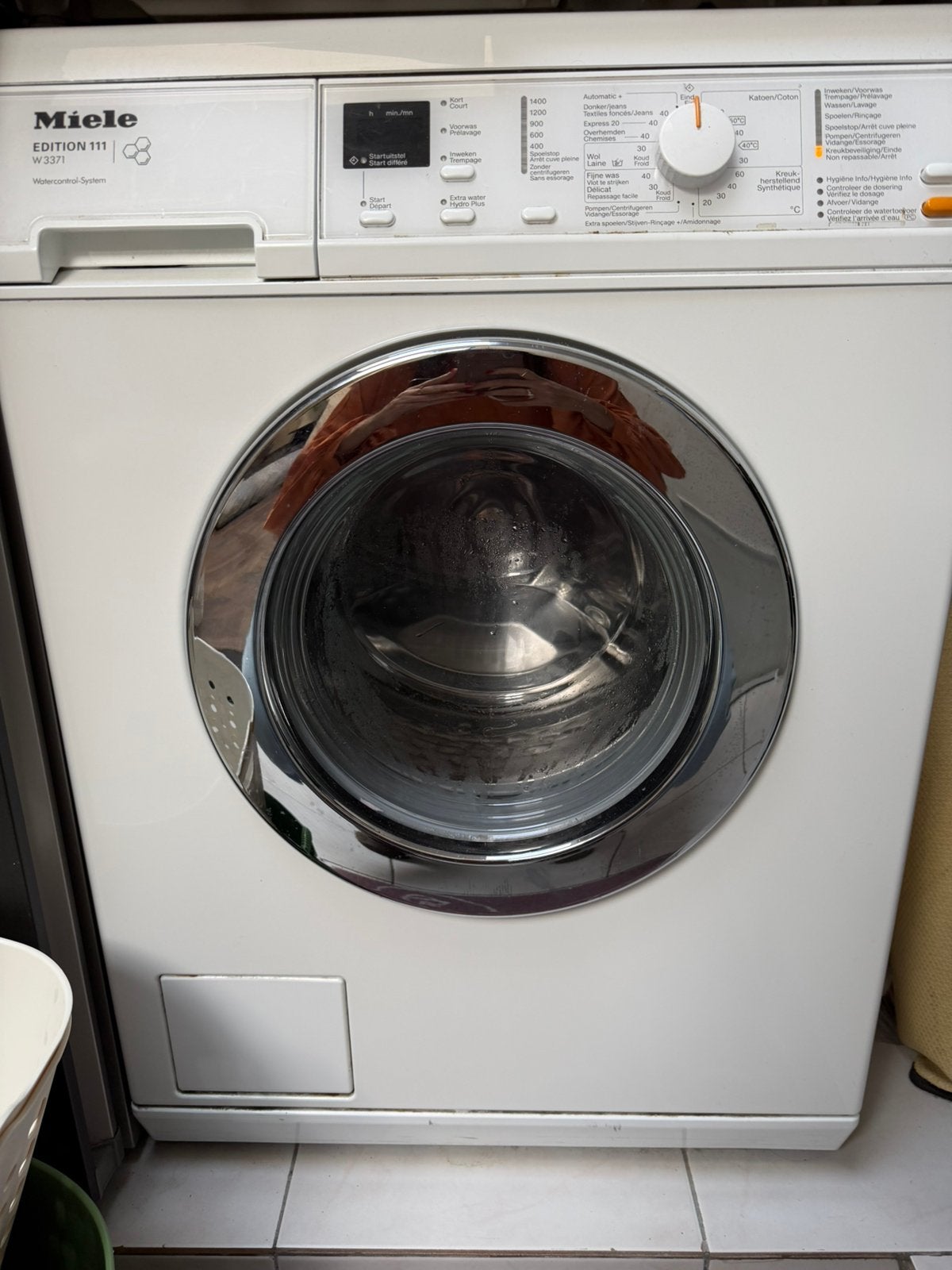 Wasmachine Miele, Elektronische apparatuur, Ophalen, Handwasprogramma, 8 tot 10 kg, Minder dan 1200 toeren