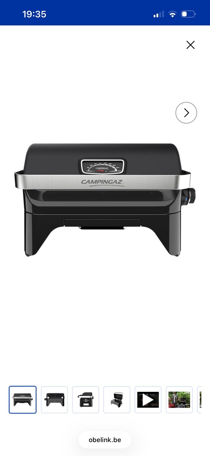 Campingaz Attitude 2go ,  elektrische Barbeque, Ophalen, Zo goed als nieuw