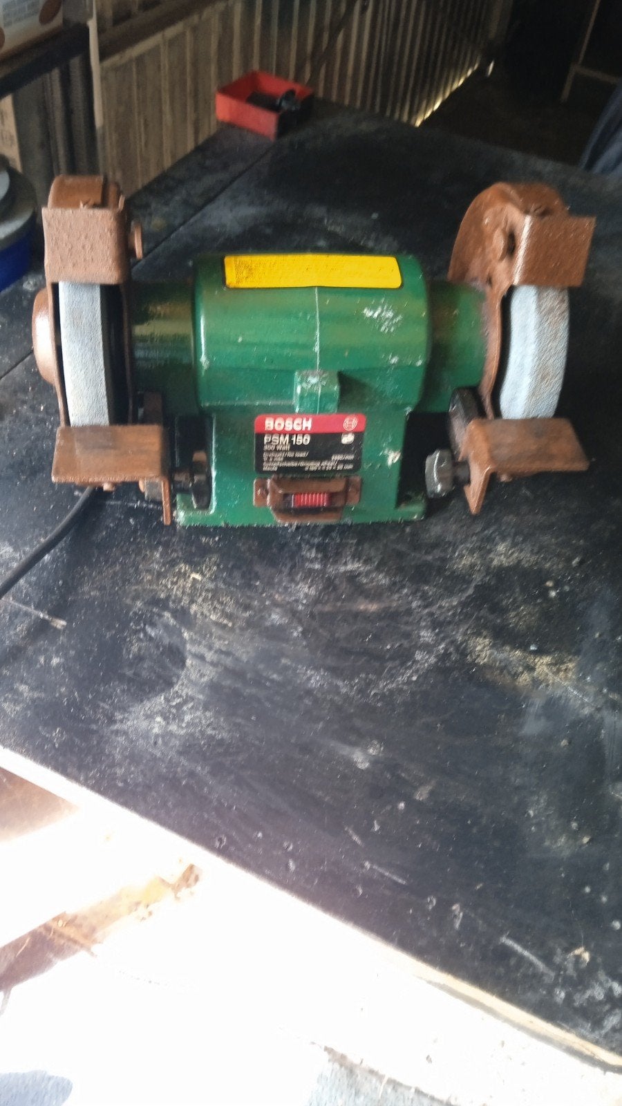 meule d'établi BOSCH PSM 150, Bricolage & Construction, Enlèvement