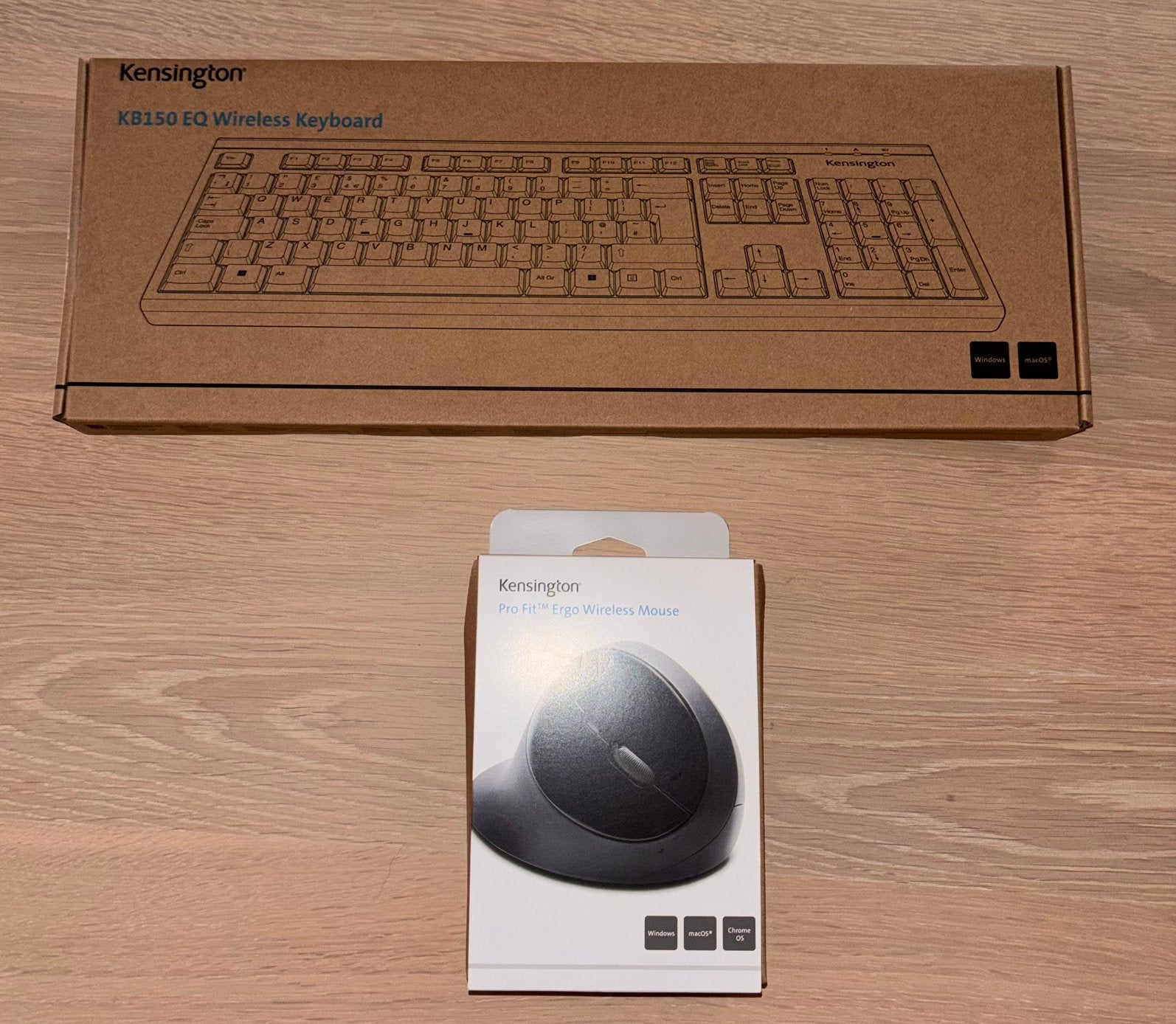 Set van draadloos toetsenbord en ergonomische computermuis, Computers en Software, Ophalen, Nieuw, Draadloos, Ergonomisch