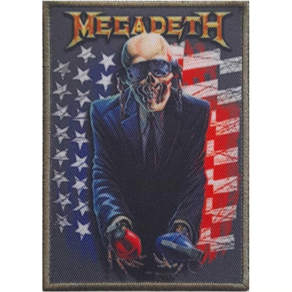 Megadeth - Grenade USA - patch officiële merchandise, Verzamelen, Ophalen of Verzenden, Nieuw