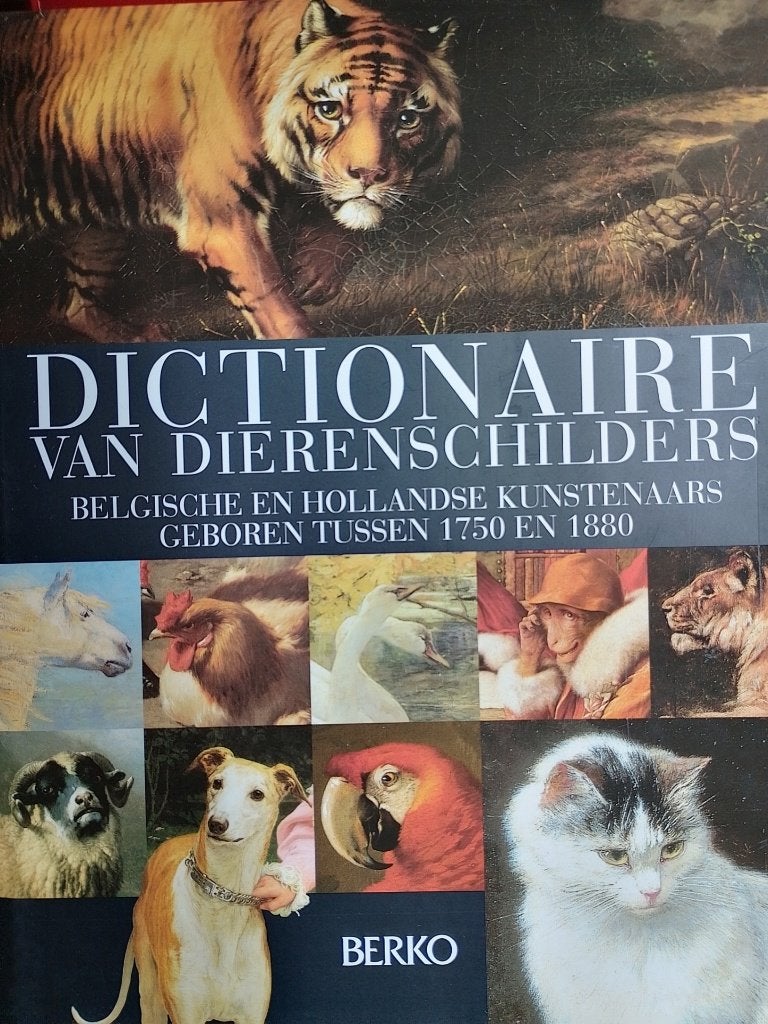 Dictionaire Dierenschilders  1  Belgie en Nederland, Envoi, Neuf, Peinture et dessin
