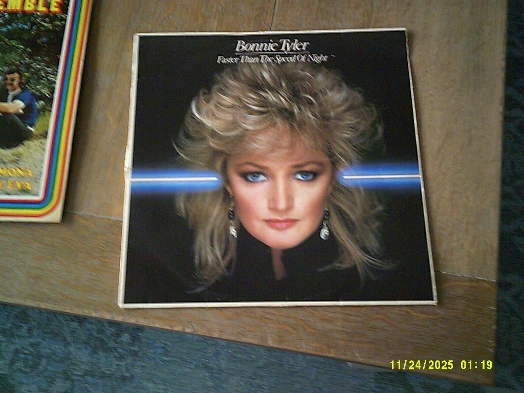 Bonnie Tyler – Faster Than The Speed Of Night(LP), 1980 - 1989, Ophalen of Verzenden, Zo goed als nieuw, Inclusief binnenhoes
