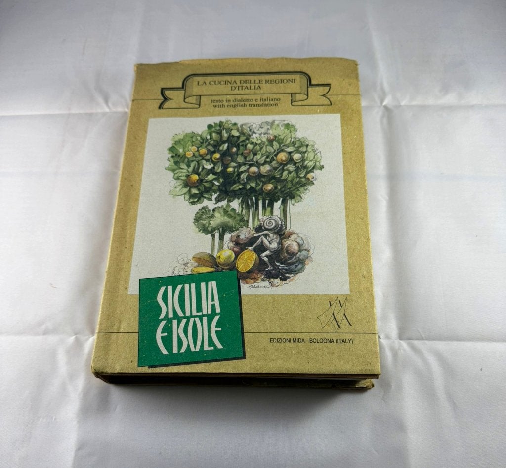 Livre de cuisine sicilienne — italien/anglais — 1989, Enlèvement ou Envoi, Antonio Cardella, Utilisé, Italie