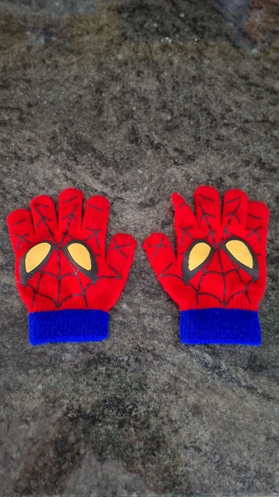 Handschoen jongen Spiderman vanaf 4 jaar, Kinderen en Baby's, Ophalen, Zo goed als nieuw, Jongen, Handschoenen