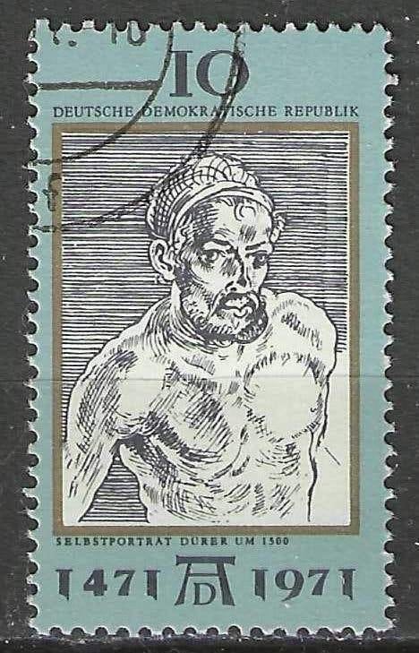 Duitsland DDR 1971 - Yvert 1362 - Albrecht Durer (ST), Verzenden, DDR, Gestempeld