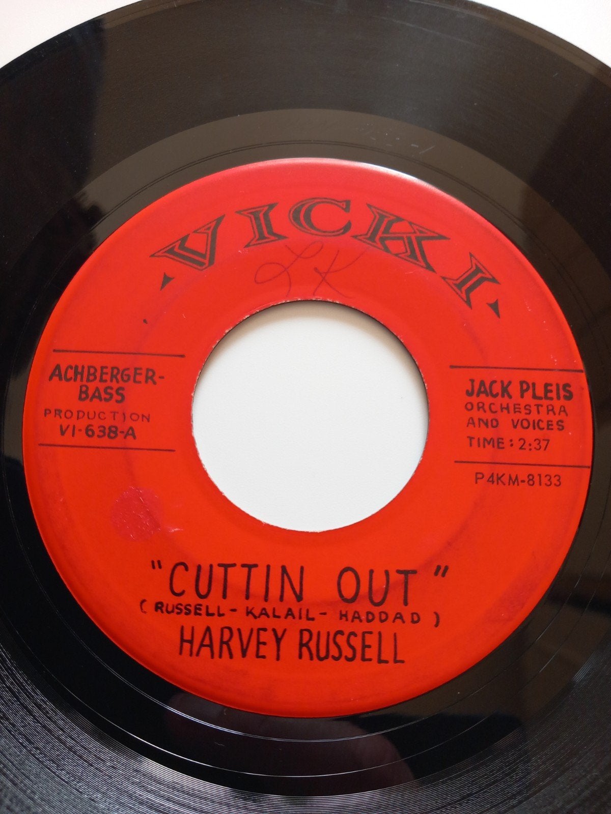 HARVEY RUSSEL. DOOWOP USA 45T, Enlèvement ou Envoi