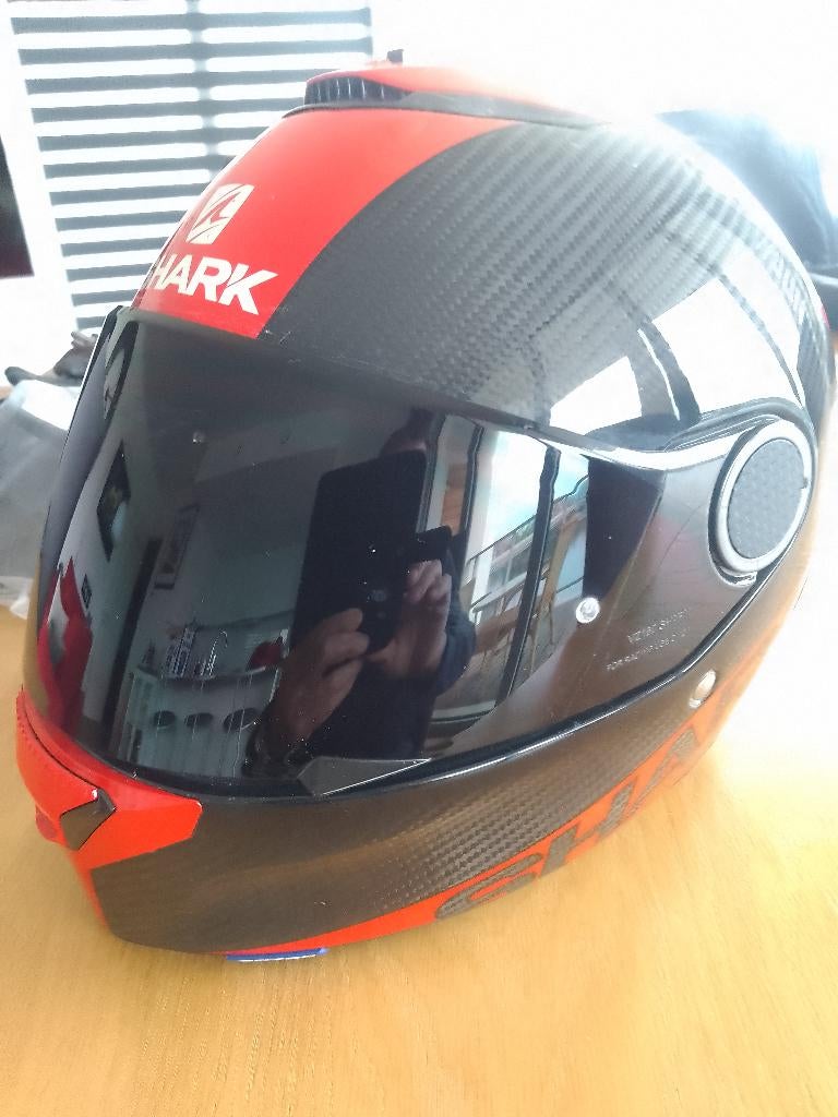 Casque Shark Spartan Carbone + gants et vestes moto, Ophalen, M, Dames, Shark