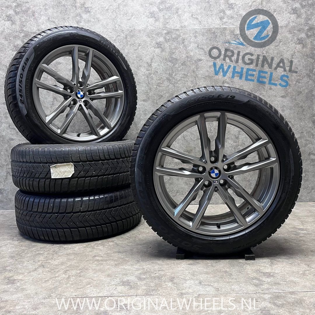 19 inch originele velgen + winterbanden BMW X3 X4 G01 G02 st, Pneus et Jantes, Véhicule de tourisme, -, 19 pouces