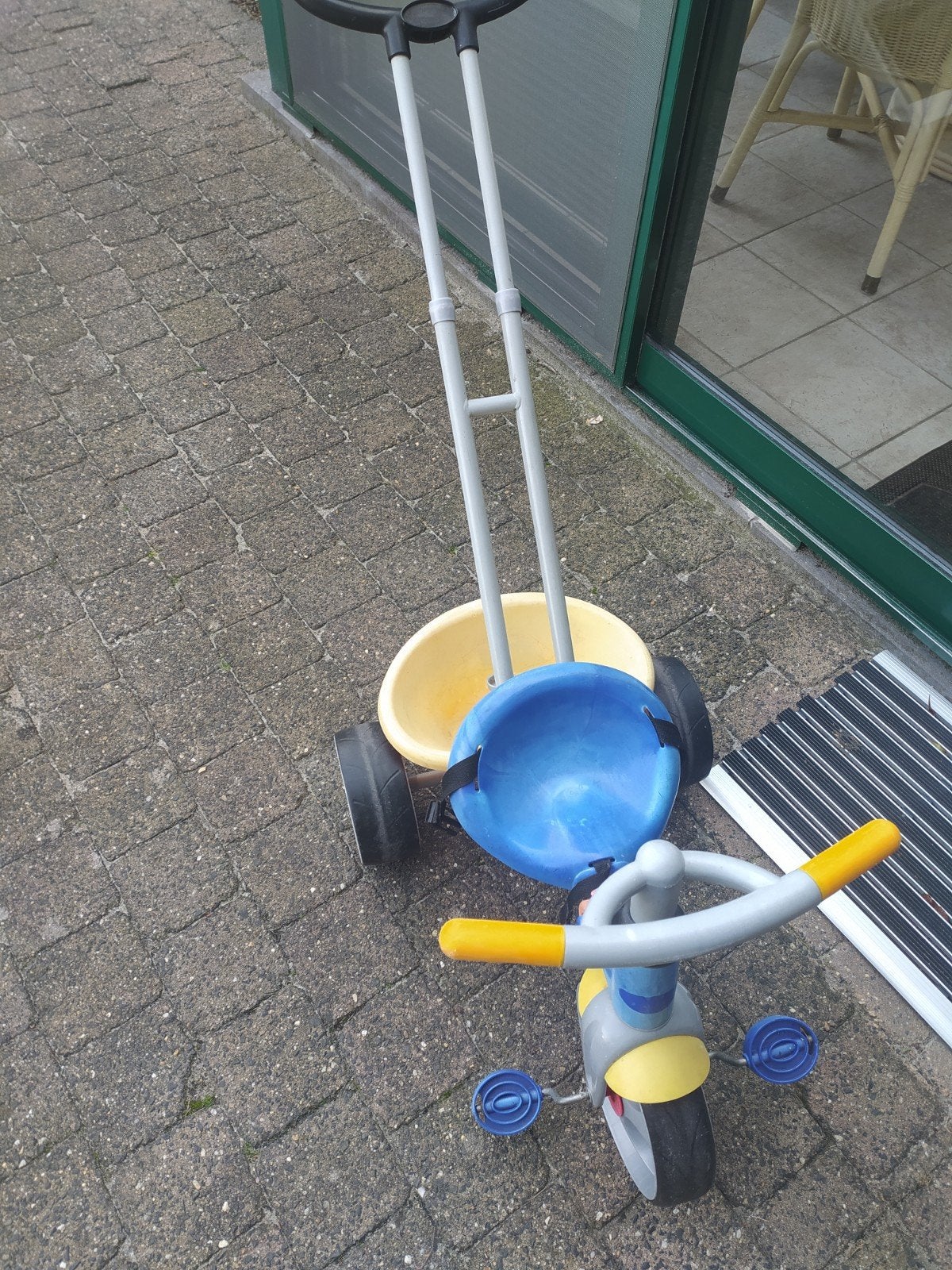 driewieler of kinderfietsje met of zonder duwstang, Fietsen en Brommers, Ophalen, Duwstang