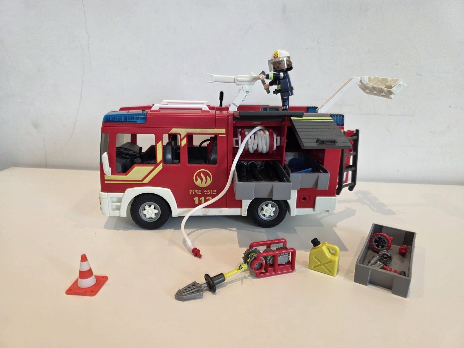 Playmobil pompwagen brandweer 5363, Comme neuf, Enlèvement, Véhicule, City action
