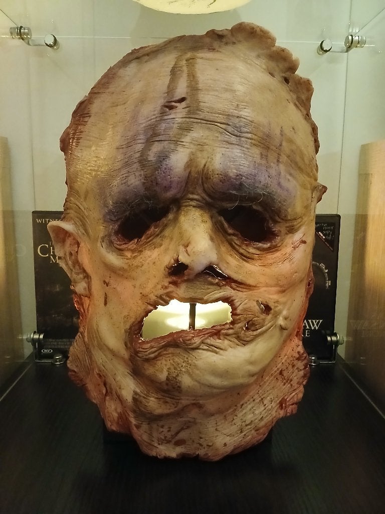 Texas Chainsaw Siliconen deluxe masker ! Horror, Enlèvement ou Envoi, Neuf, Film, Statue, Réplique ou Modèle