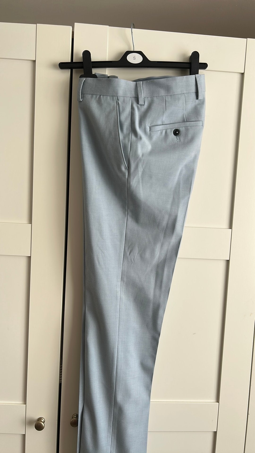 Slanke broek in maat 36 (merk Jules), Ophalen, Gedragen, Maat 46 (S) of kleiner, Blauw