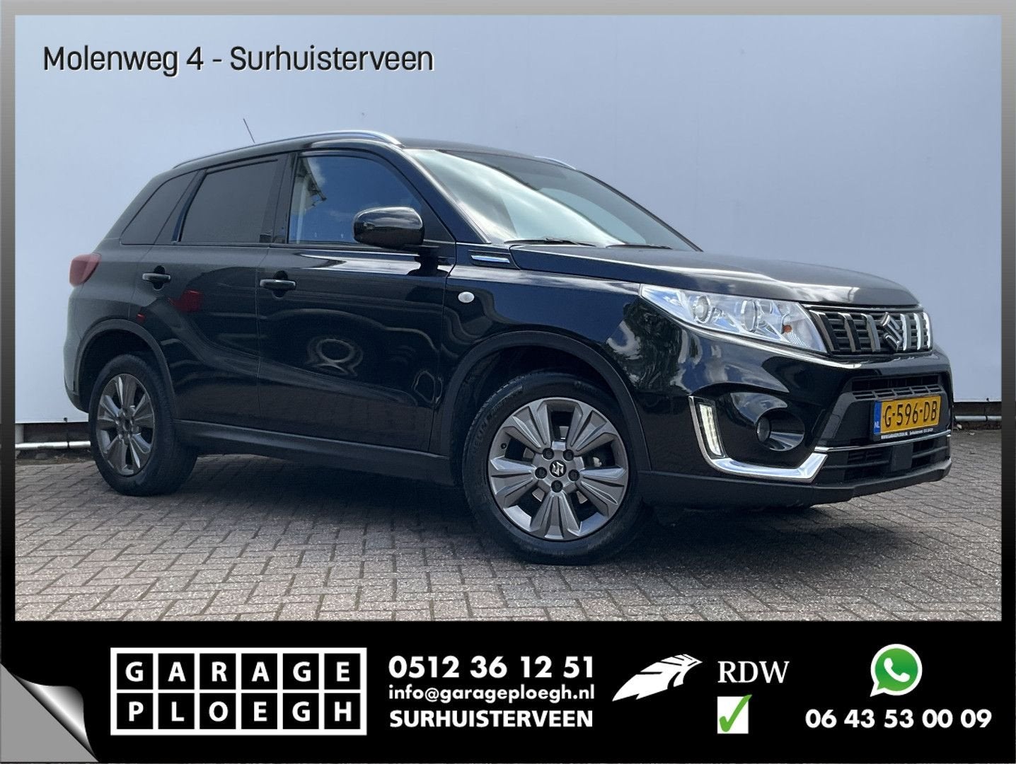 Suzuki Vitara 1.4 Boosterjet 140pk Select Automaat Hoge zit, Auto's, Suzuki, Bedrijf, Vitara, ABS, Airbags, Alarm, Bluetooth, Boordcomputer