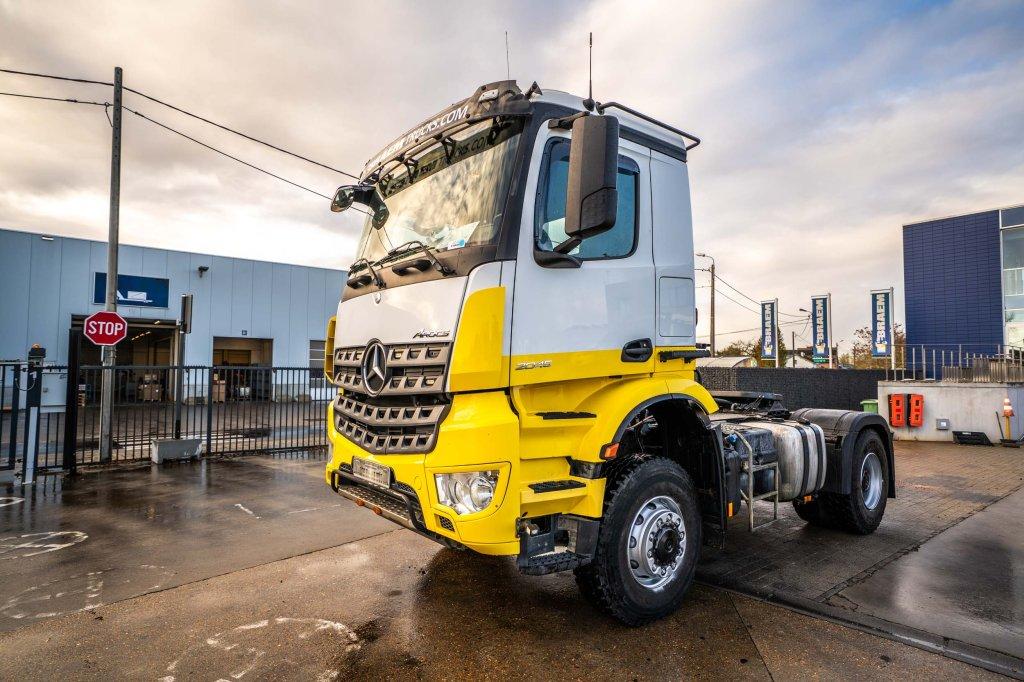 Mercedes-Benz AROCS 2045 AS (cardan) (bj 2018), Automaat, Euro 6, Wit, Mercedes-Benz