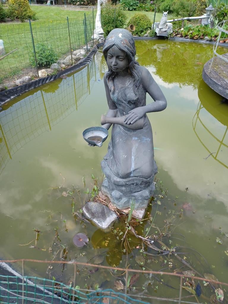 Statue d'étang en bronze, Jardin & Terrasse, Enlèvement