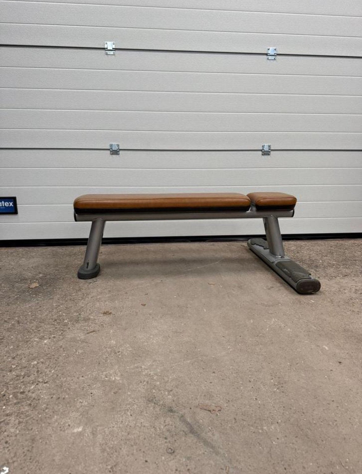 Life Fitness Flat bench / Benchpress / bankje, Sport en Fitness, Ophalen, Gebruikt, Benen, Overige typen