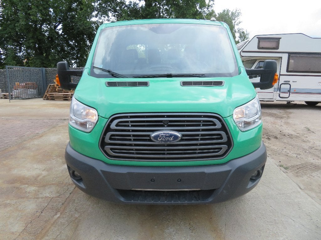 Ford Transit - Dubbel cabine kipper - 67.812km - 2017 - €6b, Auto's, 4 deurs, Achterwielaandrijving, 1995 cc, Euro 6