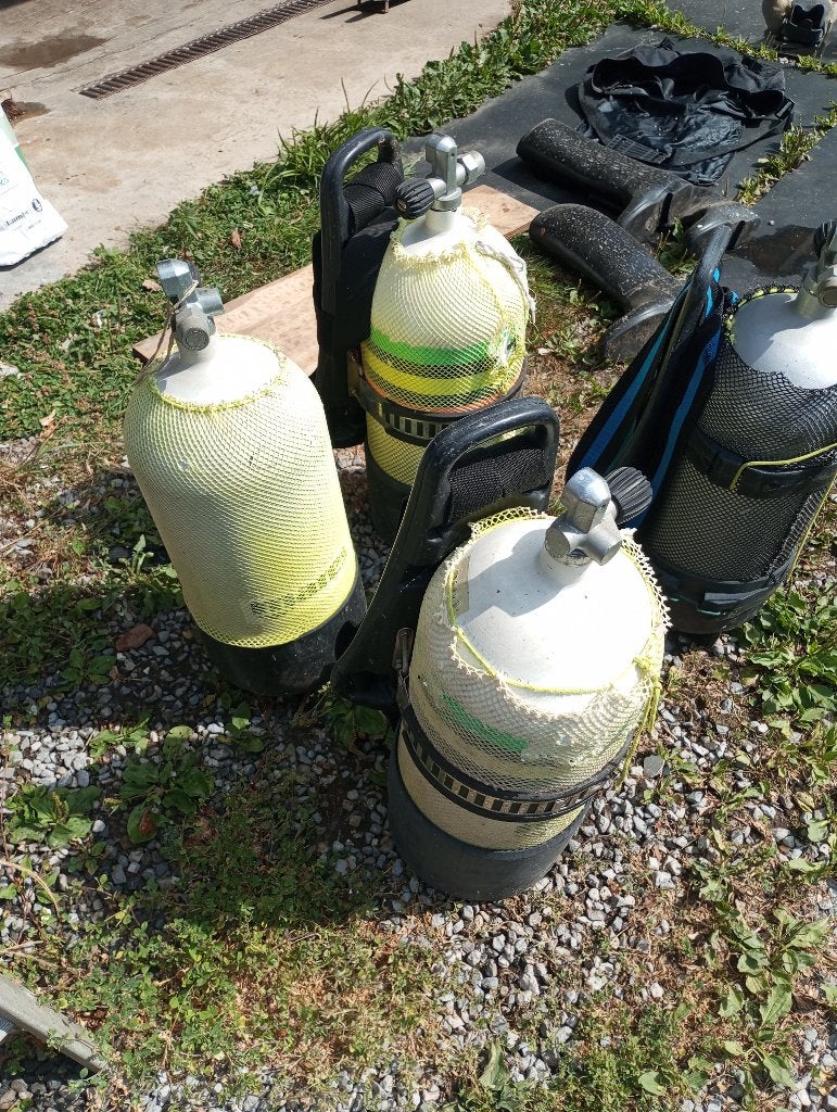 bouteille de plongée 12 litres 200 bars, Enlèvement, Utilisé, Bouteille de plongée