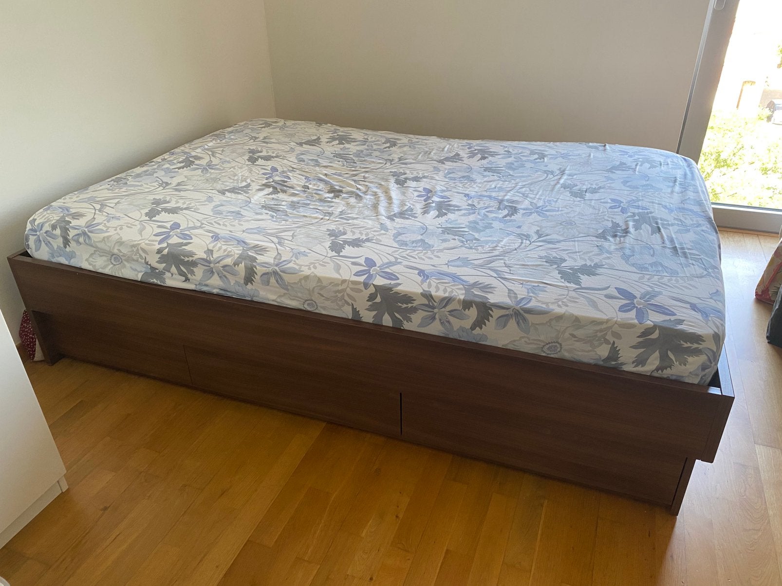 IKEA bed Oppdal (bed frame + bed slat + mattress), 140x200, Maison & Meubles, Chambre à coucher | Chambres à coucher complètes