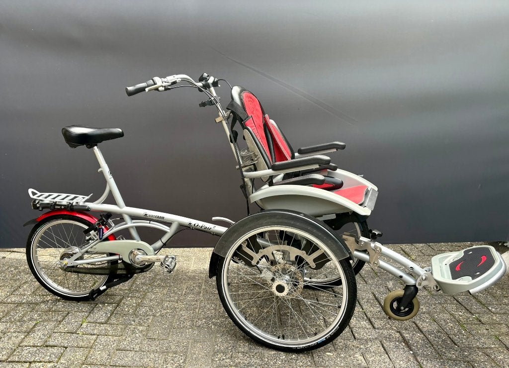 Vélo en fauteuil roulant O Pair Van Raam + garantie PROMO, Enlèvement, Comme neuf, O pair 2, Siège réglable