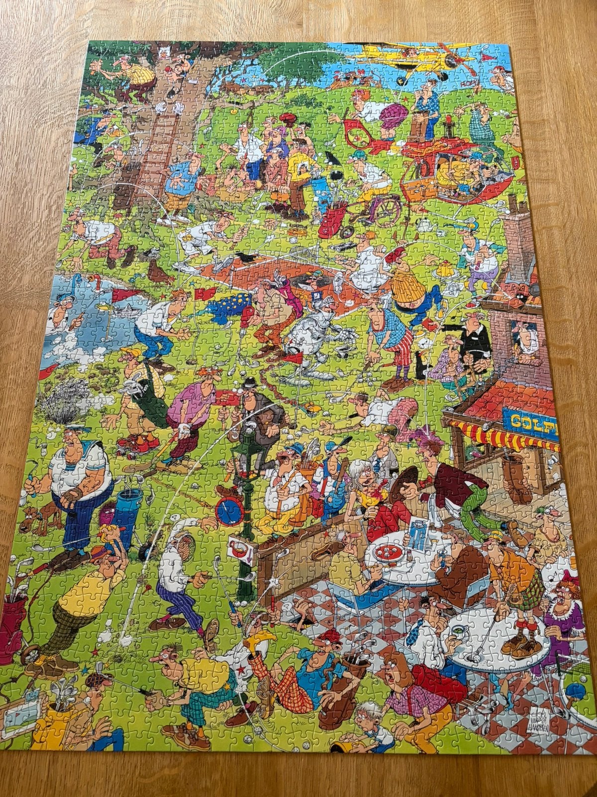 Puzzel Jan van Haasteren, Enlèvement, Utilisé